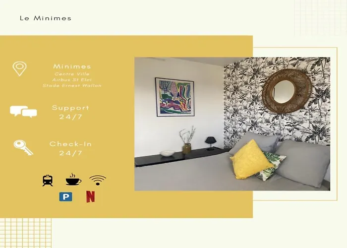 Minimes - Metro 5 Min - Parking Prive - Entree Autonome Apartman Toulouse