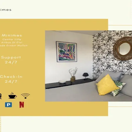 Minimes - Metro 5 Min - Parking Prive - Entree Autonome Appartement Toulouse